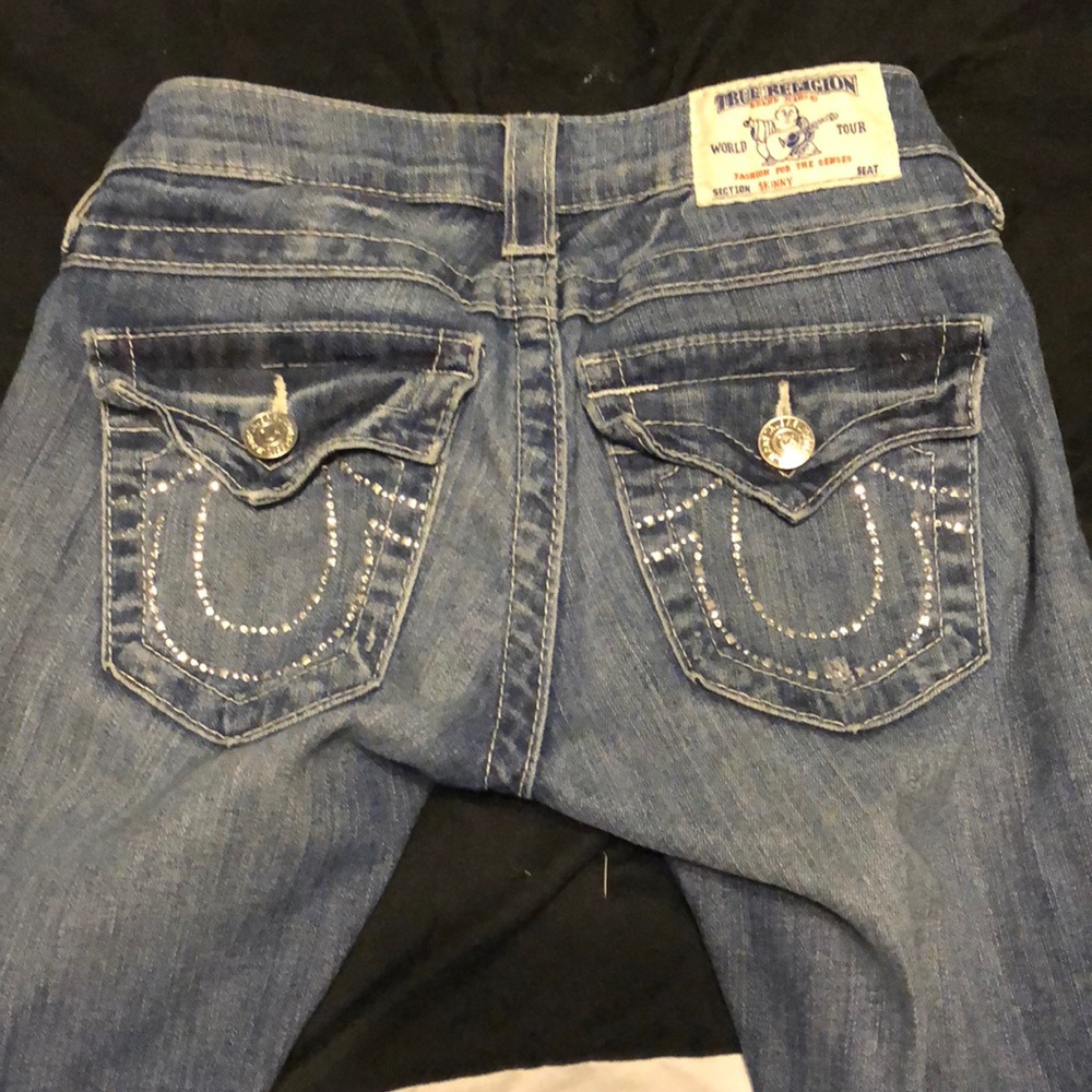 Swarovski crystal true religion jeans